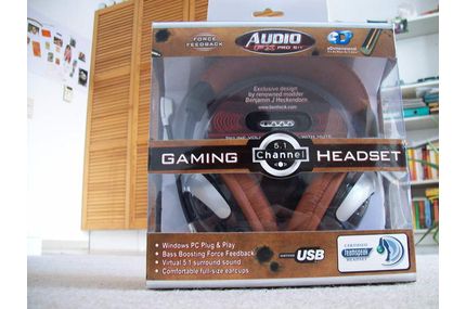 Die Verpackung des Headsets